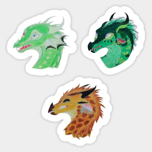 Scared Trio Sticker Pack Sticker